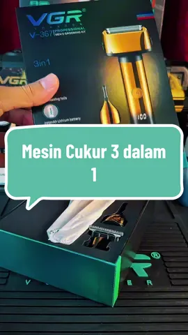 Mesin Cukur 3 dalam 1.. #shaver #trimmer #nosetrimmer #vgr #mesincukur 