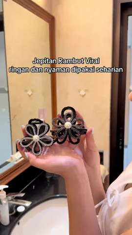 jepit rambut model bunga yang modelnya mewah #jepitan #aksesoris #trending #viral #spill 
