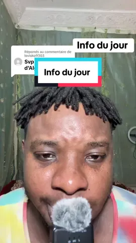 Réponse à @levisko9303 Info du jour 