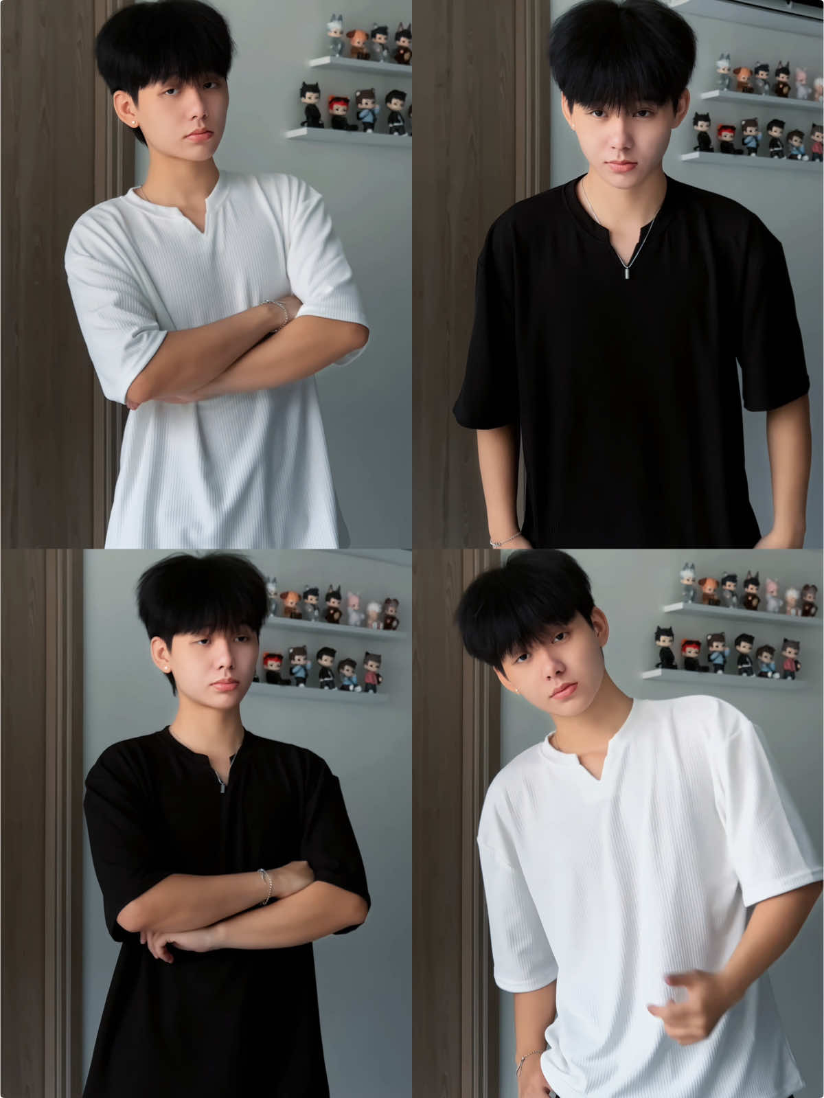 Đơn giản mặc thoải mái lắm nha #dangmacdo #outfitnam #aothuntaydai #aothun #qmt 