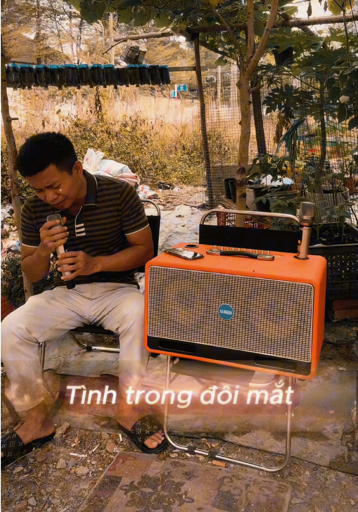 Cover Áo Hoa cực hay và tình cảm trên loa Alokio V22 