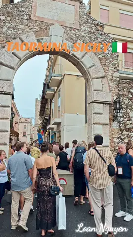 Taormina – Sicily’s Paradise on the Hills 🇮🇹#sicily #italy #Taormina #xuhuongtiktok #trend 
