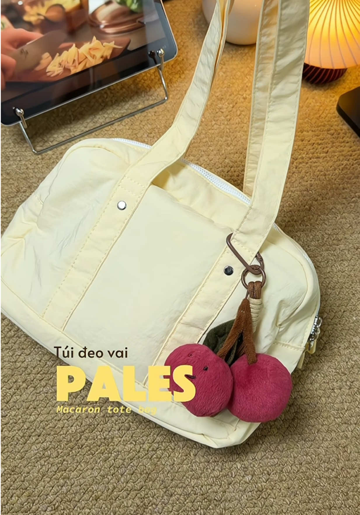 Túi đeo vai Macaron vải dù chần bông #tuideovai #macaron #pales #tui 