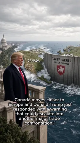 🚨 TRUMP JUST THREATENED EUROPE — AND CANADA IS AT THE CENTER OF IT 🇺🇸🇨🇦🇪🇺 President Donald Trump has warned that the EU’s proposed new relationship with Canada could be viewed as a “hostile act” depending on its purpose, and threatened Europe with “very heavy tariffs.” The warning follows European Commission President Ursula von der Leyen’s proposal to explore a new form of EU “associate membership” for Canada. Canada is simultaneously seeking deeper economic and security ties with Europe as Prime Minister Mark Carney pushes to diversify Canadian trade away from its heavy dependence on the United States. The key distinction: Trump has not announced these new tariffs yet. His comments were a threat directed at Europe if the proposed Canada-EU relationship develops in a way his administration considers hostile. Could Canada’s pivot toward Europe permanently reshape its relationship with the United States? #Trump #Canada #EuropeanUnion #TradeWar #EverythingGeopolitics