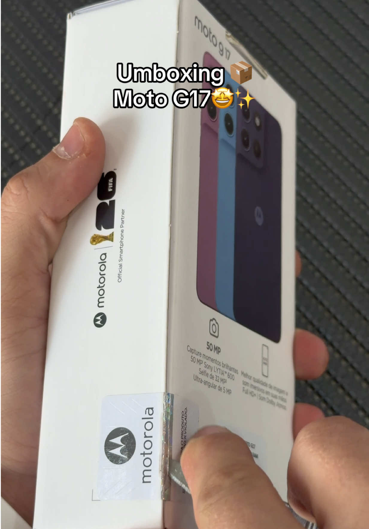 Esse é o Motorola G17 🤩✨