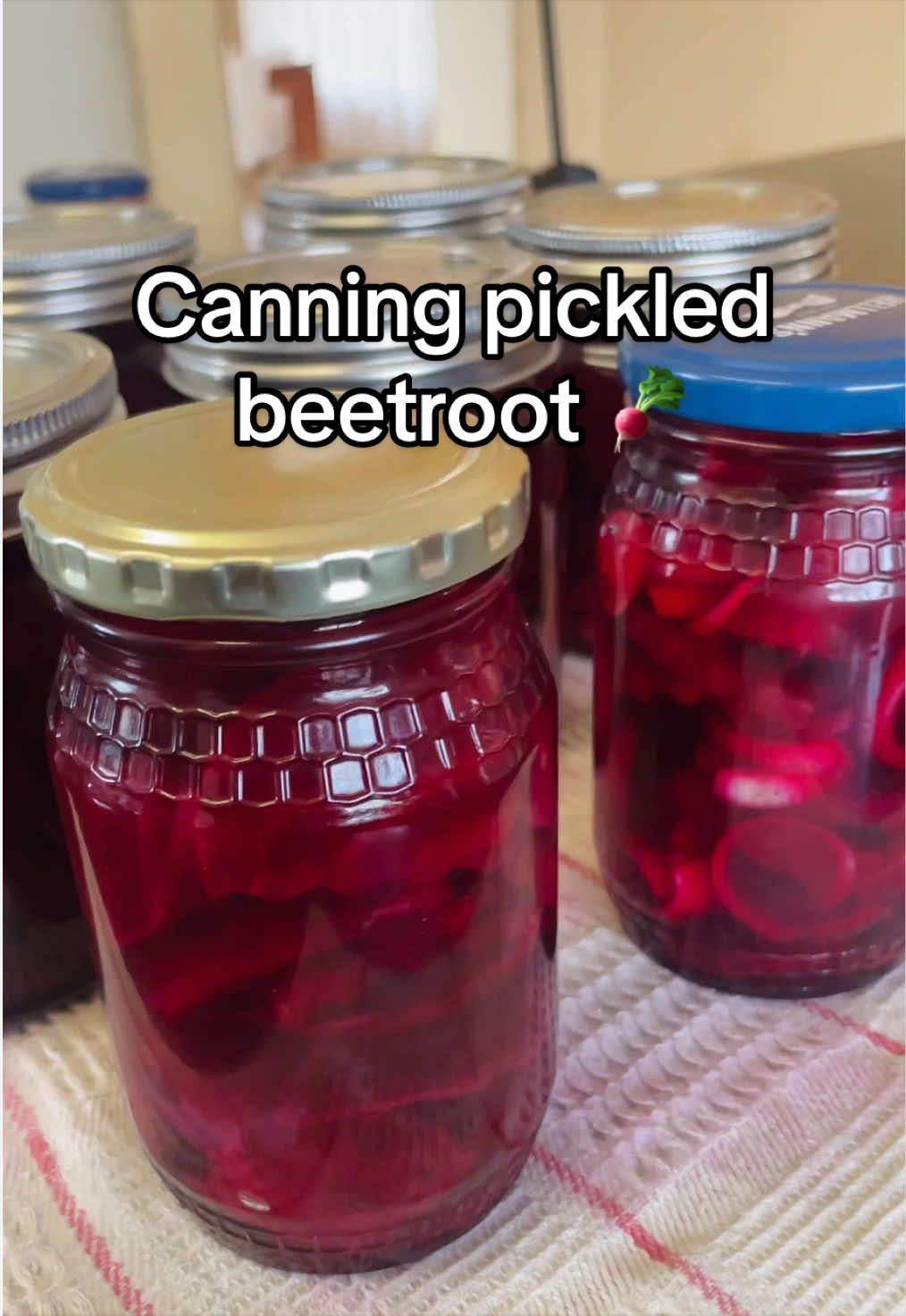 Let's can picked beetroot. These go with rice, pasta, mashed potato etc meals #homesteaders #catenonto #pickledveggies #pickedbeets #canning