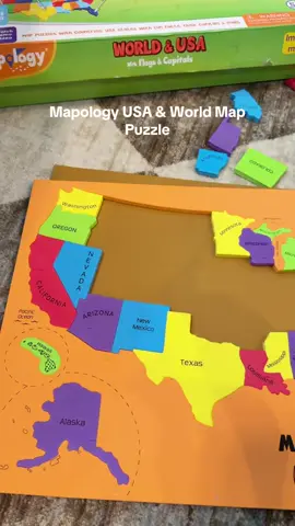 #puzzle #kidspuzzle #usastates #worldmap @Imagimake 