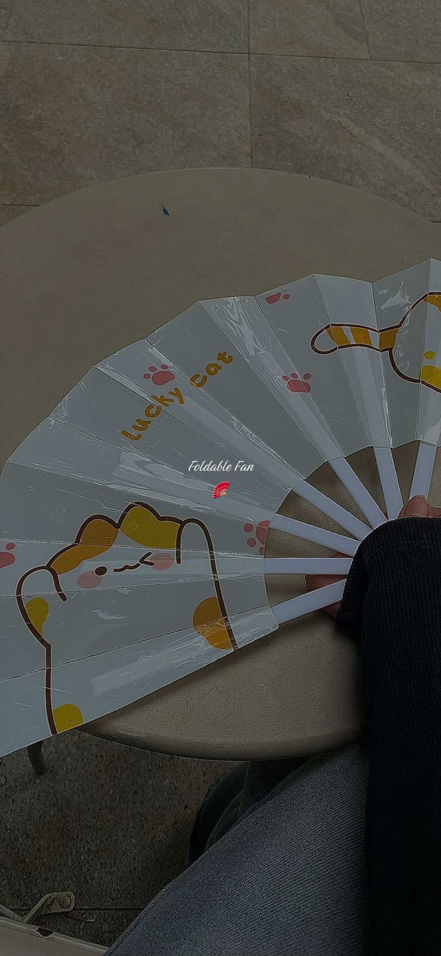 my lazy ass can't even keep my phone charged. #foldablefan #aintinla #manualfan #cutefan #tiktokfinds 