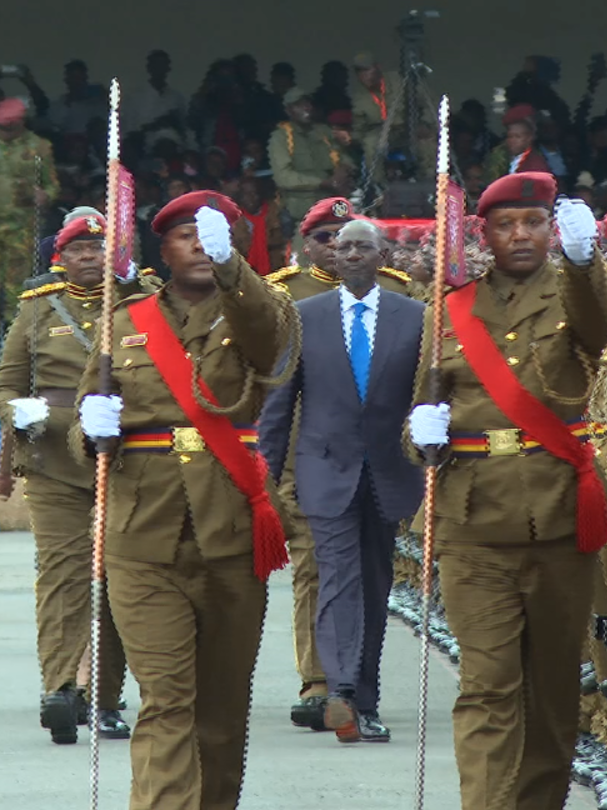 Such a lovely scene as President William Ruto does the Parade Inspection during the Passing-out Parade of GSU Recruits, Embakasi, Nairobi 18th September 2026. #GSU50thPassOut