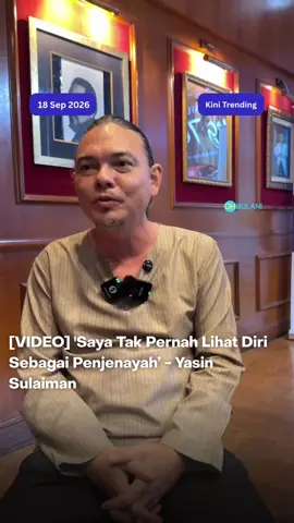 Penyanyi dan komposer Yasin Sulaiman tidak menganggap pengalaman berdepan proses perundangan serta menjalani rawatan di Hospital Bahagia sebagai sesuatu perkara yang memalukan