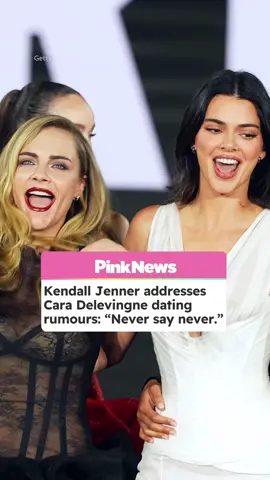 Kendall Jenner has addressed rumours that she has dated model and actress, Cara Delevingne. Click the link to read the full story. 📷 Getty #kendalljenner #caradelevingne #lgbtq #wlw #dating 