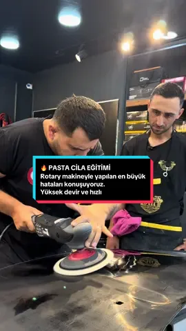 🔥 PASTA CİLA EĞİTİMİ Rotary makineyle yapılan en büyük hataları konuşuyoruz. Yüksek devir ve hızlı çalışma, boyaya ciddi zarar verebilir.#seramikkaplama #PastaCila #kesfet #AliOtoDetailing #keşfetteyizzz 