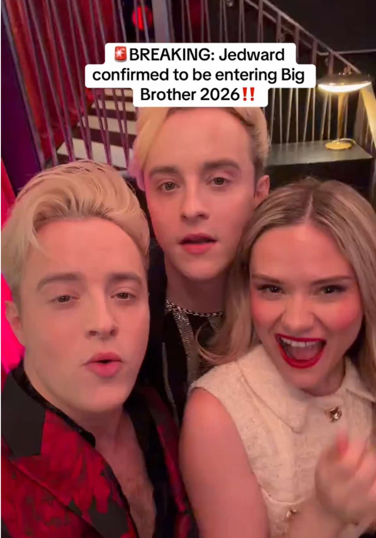 I can confirm that @JedwardTiktok told me they had a ‘huge Big Brother surprise’ when I chatted with them last week 🚨  #whattowatch #bigbrother #bigbrotheruk #uktv #realitytv 
