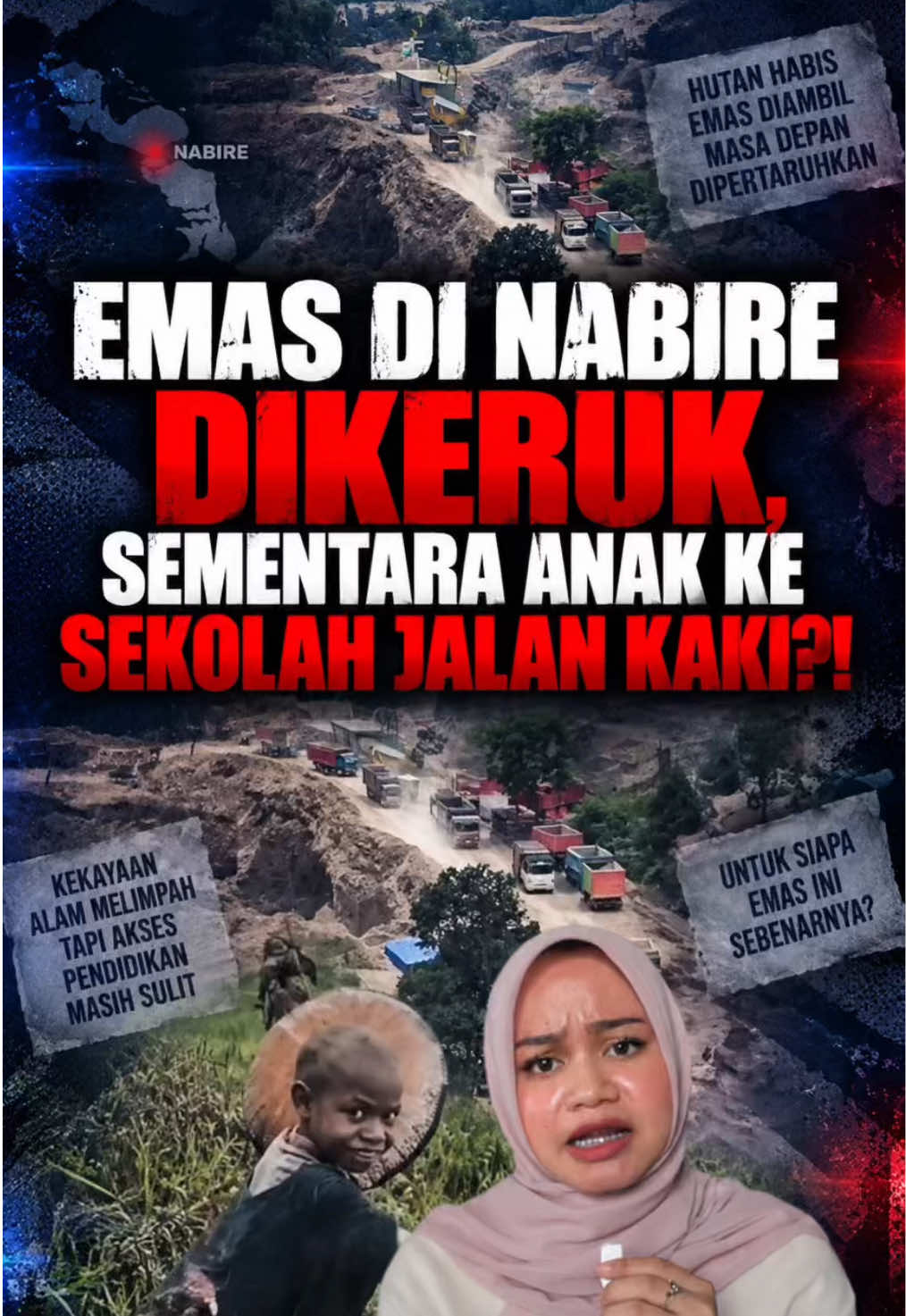 Emas dikeruk secara ilegal?! #jaga08 #papua #papuatengah #indonesia #fyp 