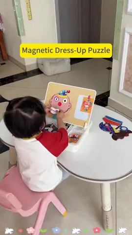 Create all kinds of funny faces 👀Free combination of facial parts,unlock kids’imagination #magnetictoy #facepuzzle #educationaltoy 