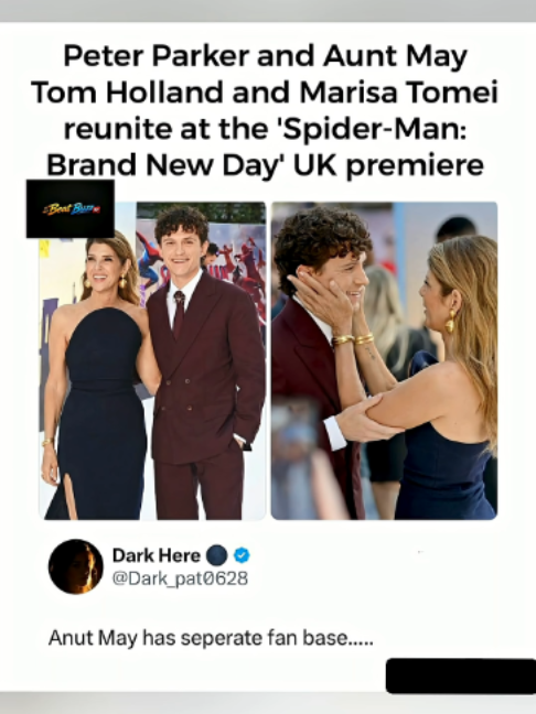 Tom Holland & Marisa Tomei Reunite at Spider-Man Premiere 🕷️😭 #TomHolland  #Maris