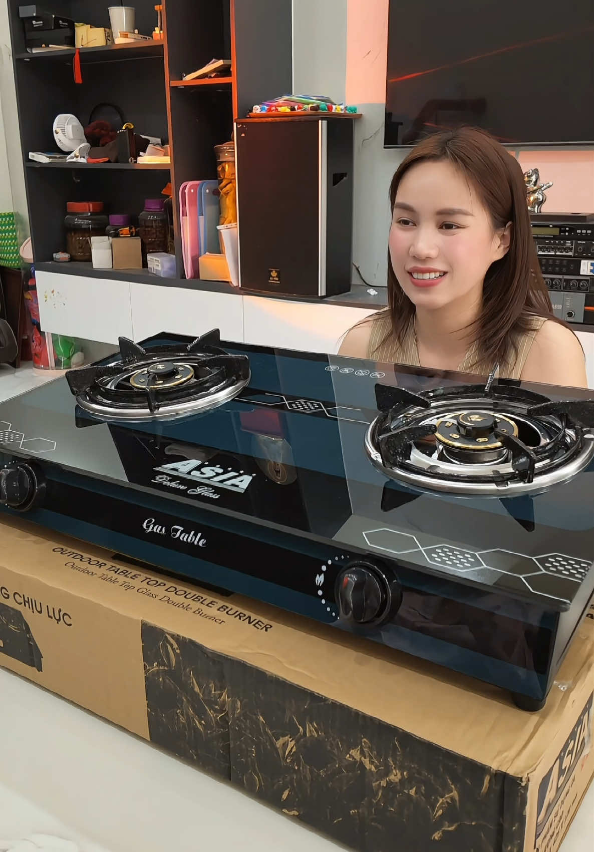 Bếp ga đôi xịn xò #xuhuong #hangmen96 #bepgas #bepgasdoi 