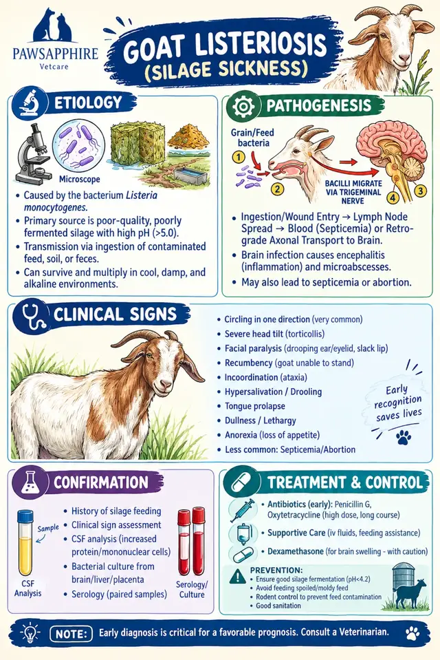 #GoatListeriosis #VetTok #AnimalHealth #pawsapphirevetcare #goatfarming 