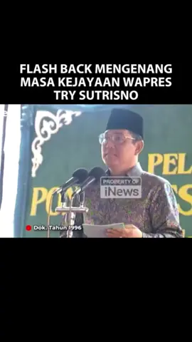 Flash back mengenang masa kejayaan wapres try Sutrisno #trysutrisno #politik #fyp