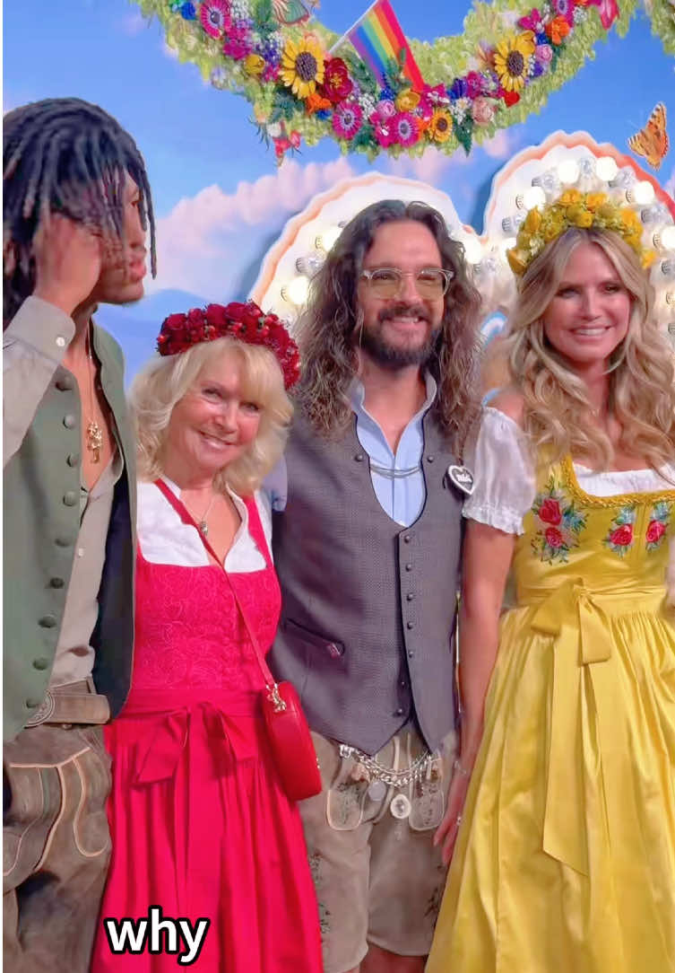 Why did Heidi Klum and Tom Kaulitz only bring their eldest daughter and son to HeidiFest?#fyp #HeidiKlum #TomKaulitz #children #usa 