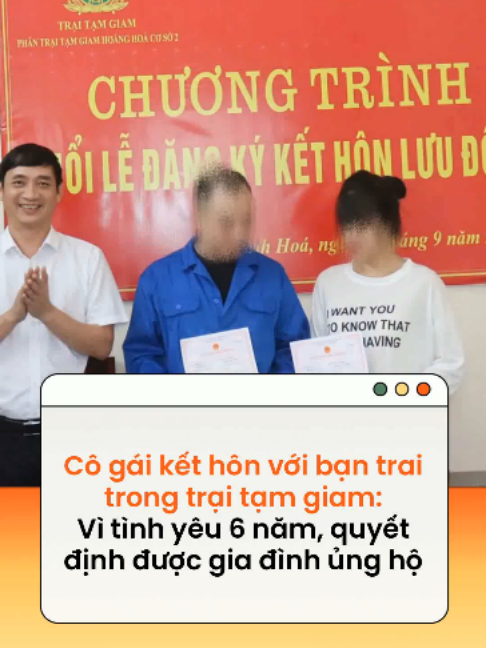 Theo chia sẻ của cô gái, quyết định đăng ký kết hôn của hai người nhận được sự ủng hộ từ hai bên gia đình Theo Đời sống pháp luật #news #amm #FTGT