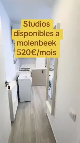 🏠 STUDIO À LOUER – MOLENBEEK 📍 📍 Boulevard du Jubilé 119, 1080 Molenbeek-Saint-Jean ✨ Studio de 42 m² 💶 520 €/mois #belgiquetiktok #belgiumtiktok #belgique🇧🇪🇧🇪 #MaisonALouer #LocationBruxelles 