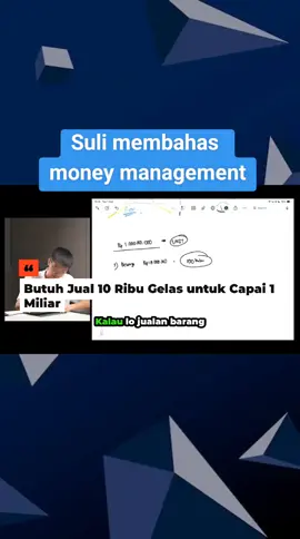 @Sulianto indria Putra  Suli membahas  money managementNonton  selengkapnya di YouTube:   @suliantoindriaputra #takeprofitshow