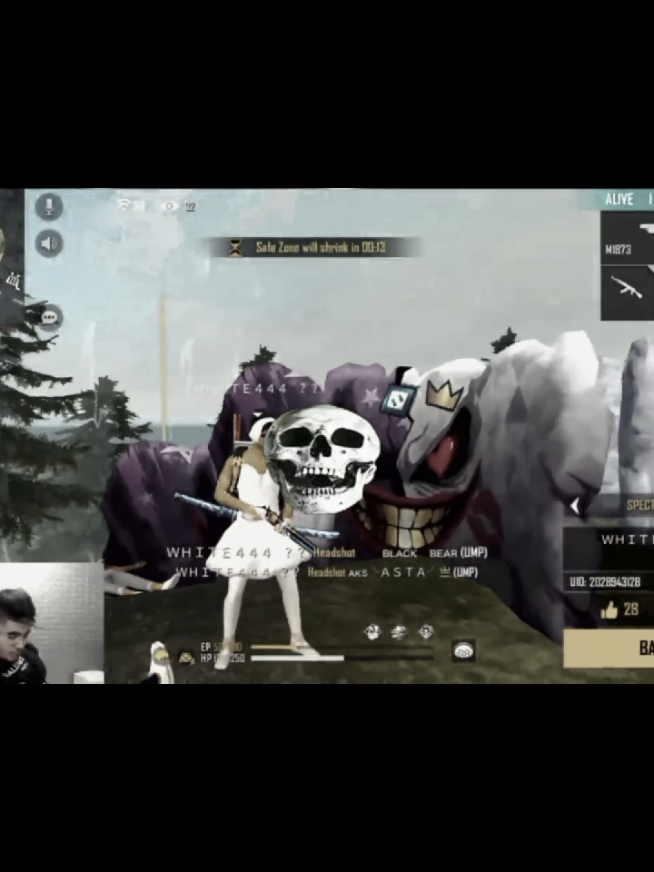 WHITE 444 IN PRIME 🗿💀🗿#white444yt #white444 #white444🇲🇦 #freefire #prime 