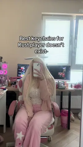 All keychains are available 🌸 what’s your favorite? #rust #rusttok #hazmatsuit #metalkit 