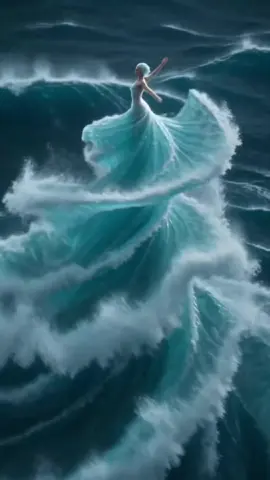 DANCE OF THE WAVES IN SURREAL FANTASY#surreal #surrealism #dance #fypシ゚vir #reelsfypシ゚vir #music #reelsfypシ゚viral🖤tiktok
