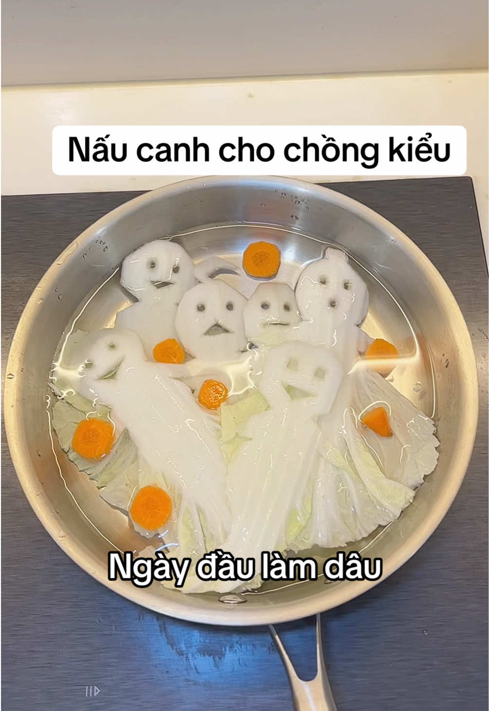 Nấu canh giải rịu cho chồng kiểu #ngaydaulamdau #vochong #nauan #viral #xuhuong 