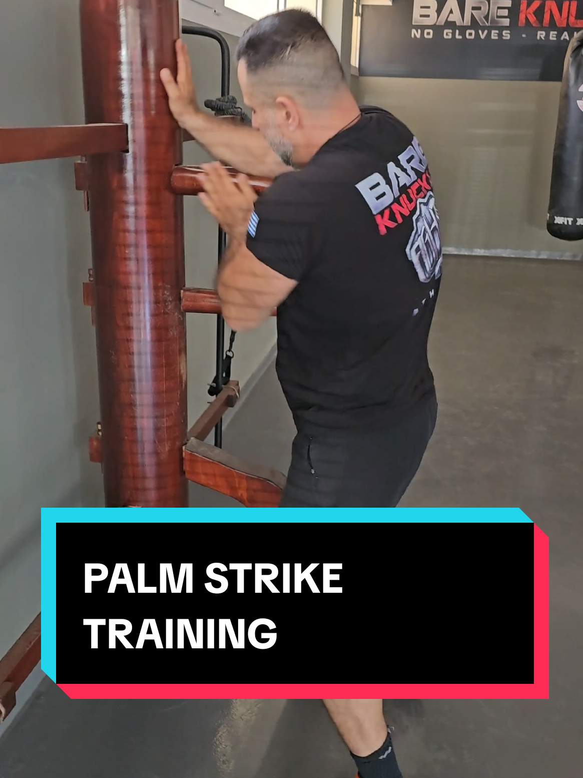 Palm Strike Training Imagine this strike in your face!... #bareknuckle #wingchun #kungfu #selfdefense 
