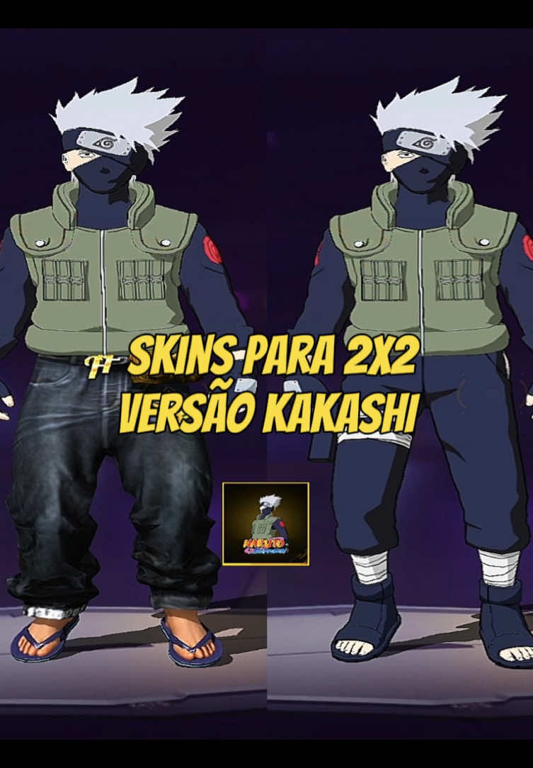 Skins para 4x4 versão KAKASHI #FreeFire #FFxNARUTOSHIPPUDEN #pobrelkskins @Garena Free Fire Brasil 