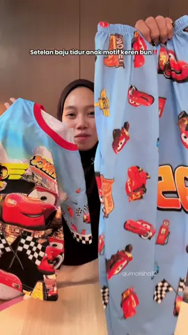 Setelan baju tidur anak motif keren cakep poll #setelananak #setelanbajutiduranak #setelanpiyamaanak 