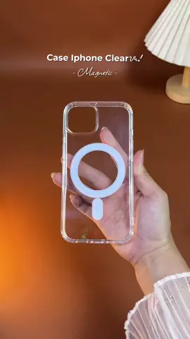 Magnetic case iphone clear💅🏻 #magneticcase #caseiphone #clearcase #gadgetfusion #casingbening 
