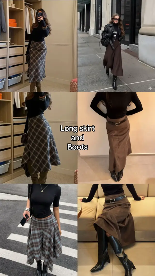 #longskirt #skirt #boots 