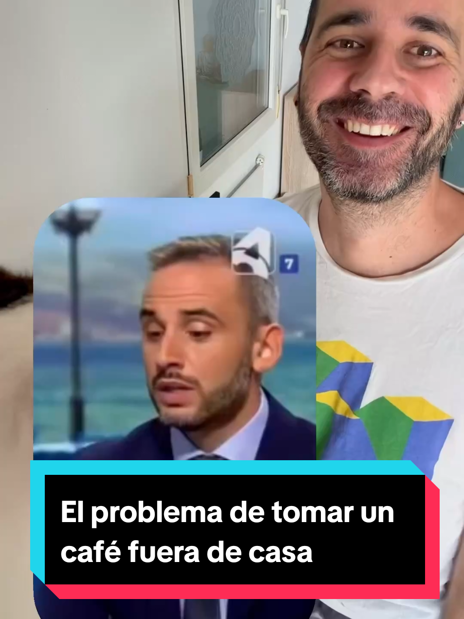El problema de tomar un café fuera de casa #humor #comedia #risa #jajaja #fyp 