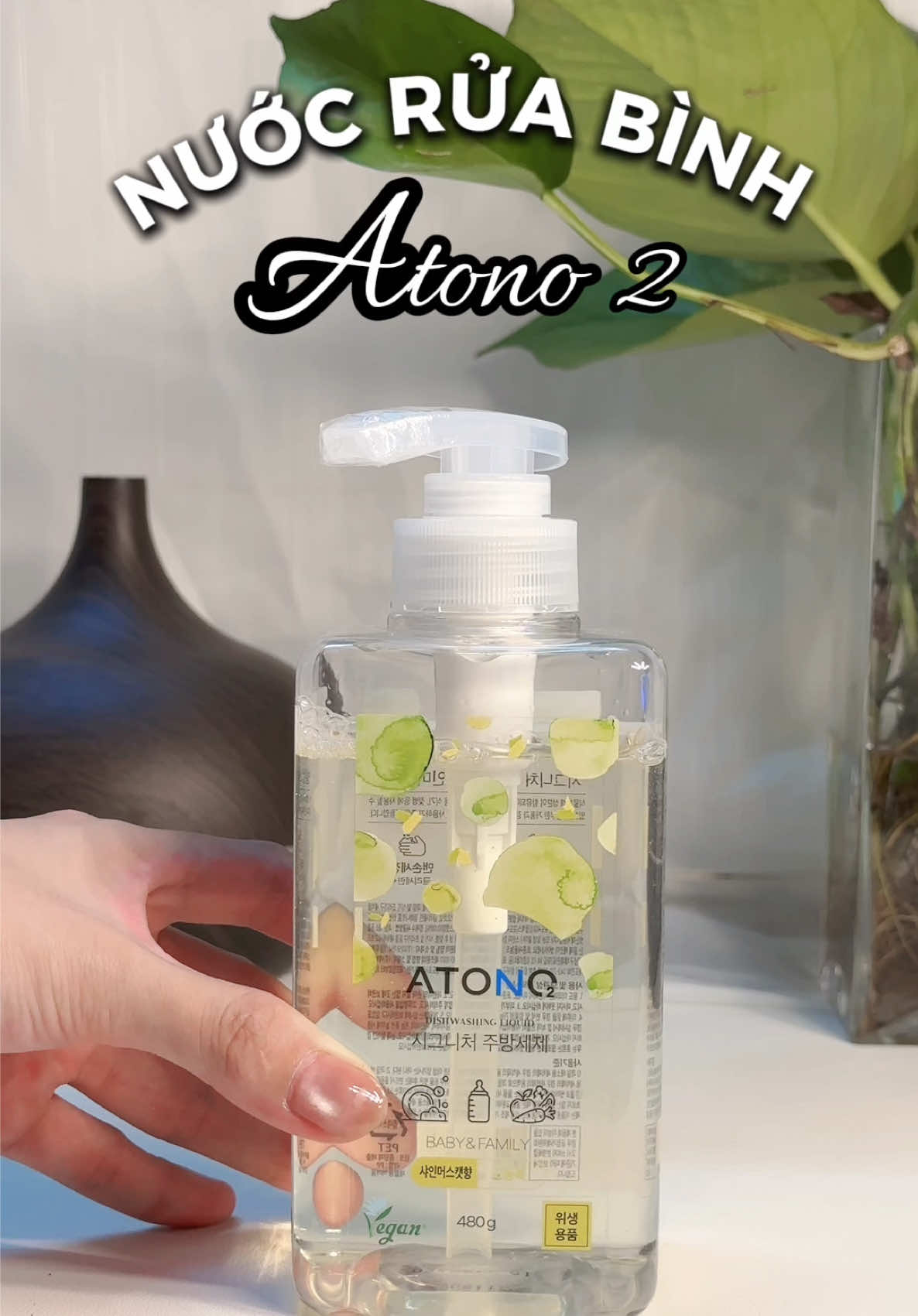 Em nước rửa bình quốc dân🤩#atono2 #nuocruabinhsua #reviewmevabe 