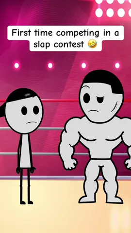 @MoeJeX first time competing in a slap contest 🤣#tiktok #animation #fyp #foryoupage #funny 
