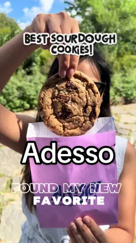 I think I just found my new favorite cookie from a small business in Brooklyn 🍪 You can get them at their pop up in Fort Greene Park Artisans Bazaar on Saturdays or order them online.  10% discount code: CONNIE10 The sourdough chocolate chip was my favorite. It’s made with milk and dark chocolate, brown butter, and finished with flaky sea salt, basically everything I want in a chocolate chip cookie. 🍪  They also make amaretti in a variety of flavors and mochi brownies. #nyccookies #brooklyneats #nycfoodie 