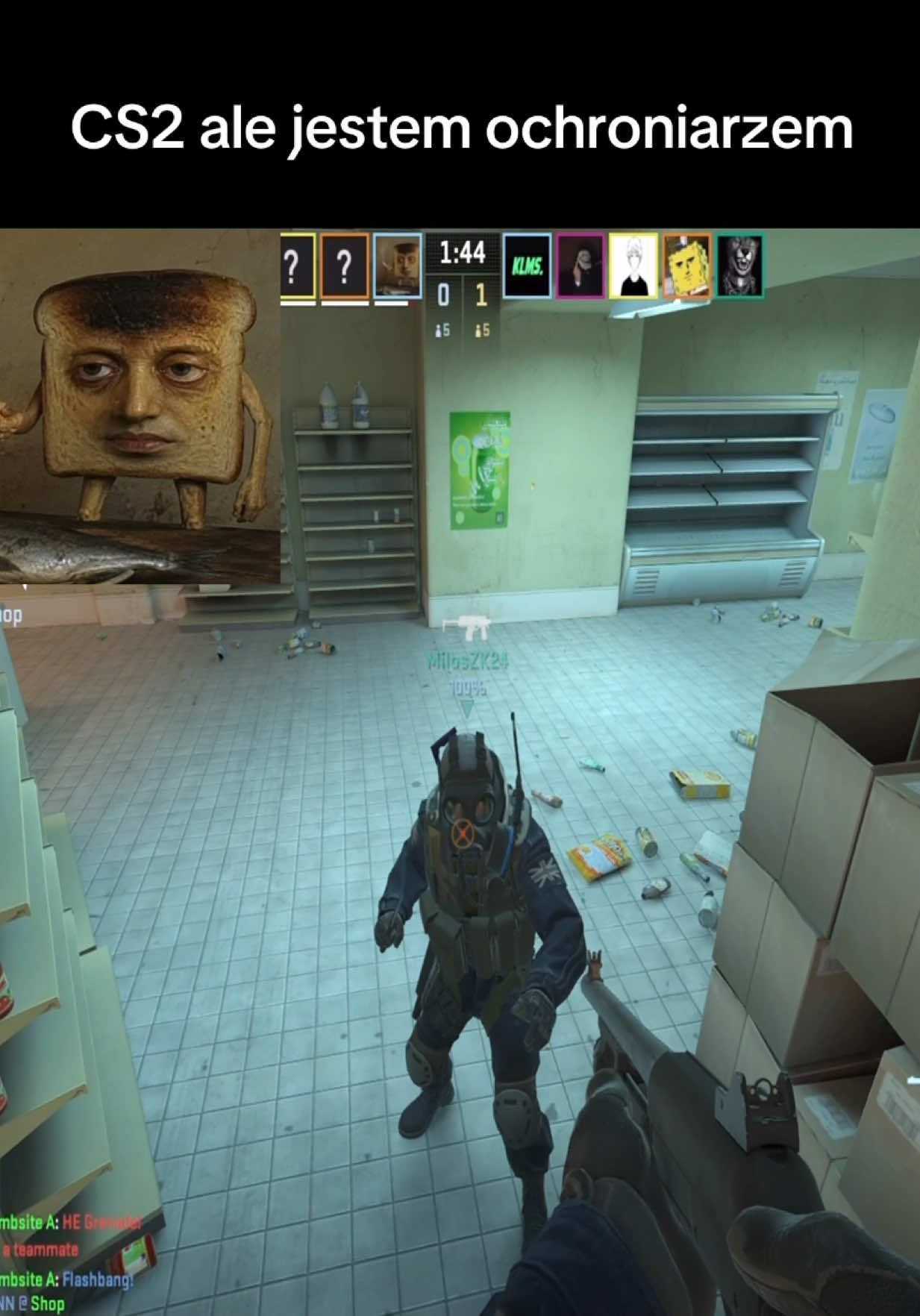 CS2 ale jestem ochroniarzem #cs2 #cs2clips #counterstrike 