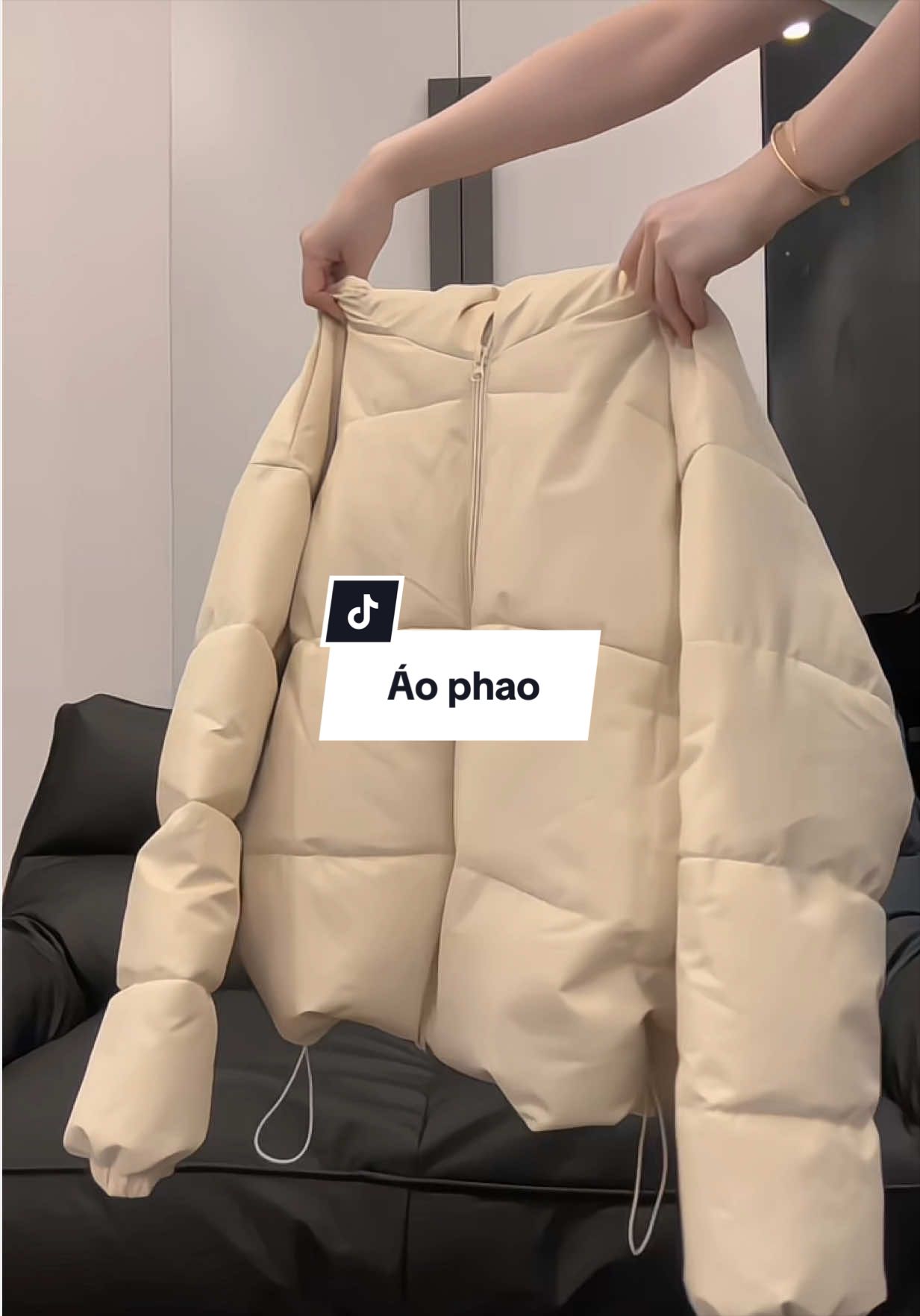 áo phao dáng boxy #xh #aophao #xuhuong #reviewquanao #fyp 