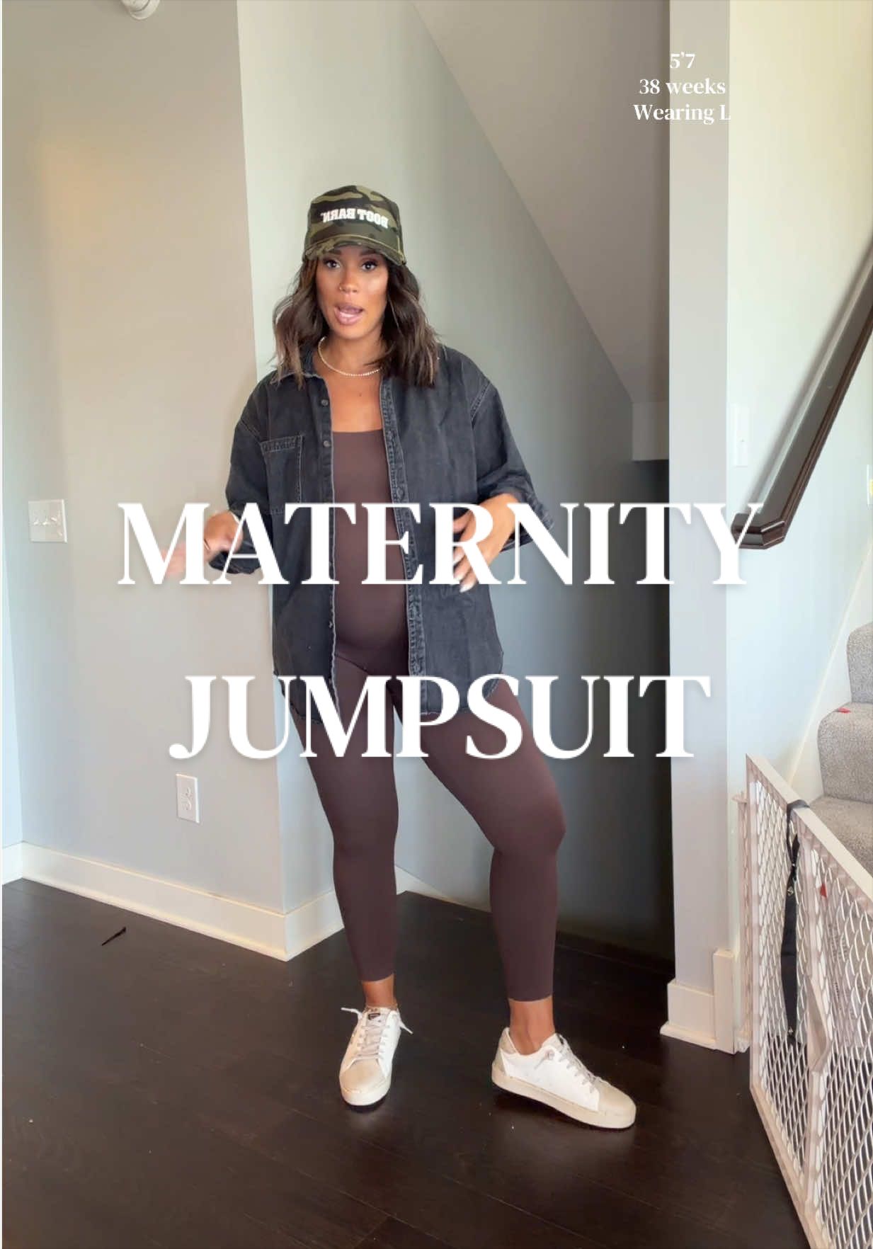 @Momanda.Official buttery soft jumpsuit that's great for maternity but will also work post partum! #maternityfashion #maternityjumpsuit #bumpfriendly #bumpstyle #pregnantlife 