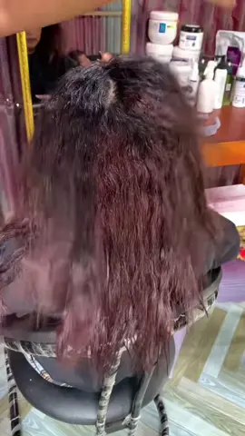 Andalan sy ketika smothing rambut warna dan kering 