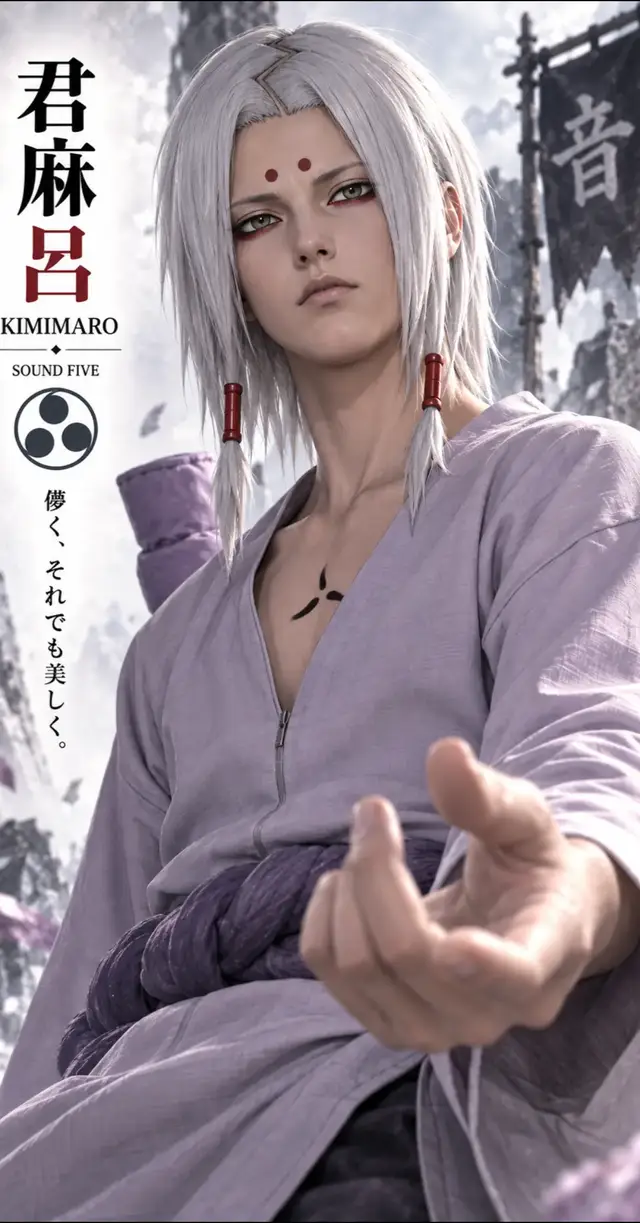NARUTO火影忍者（音忍五人眾）#naruto #火影忍者 #音忍五人眾 #君麻呂 #動漫 
