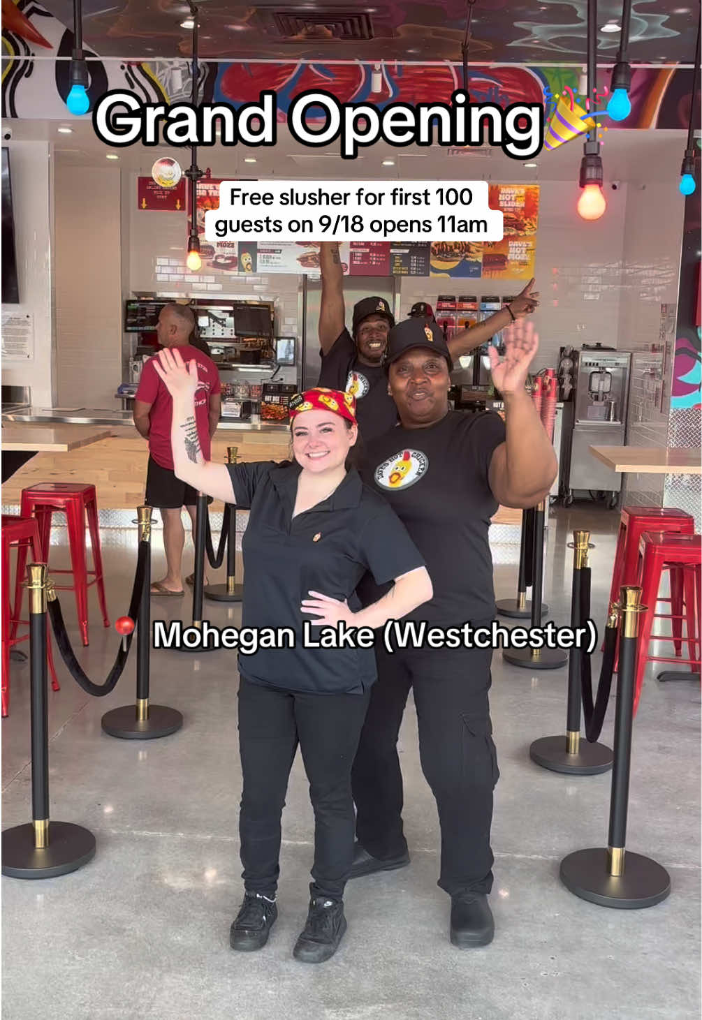 New Dave’s Hot Chicken in Westchester 11am grand opening on 9/18 🎉 📍 3150 E Main St Mohegan Lake NY #upstate #westchester #Foodie #fall #applepicking 