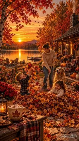 You won’t know it’s the good old days until they’re gone. 🍂 The leaves all over the yard. The kids making a bigger mess than the one you were trying to clean up. 😂 The dog right in the middle of everything. A cold cup of coffee you forgot you made. Back then, it was just another fall afternoon. Years later, you realize… those were the days. Not because everything was perfect. Because everyone was there. So let them make the mess. Take the picture. Stay outside a little longer. You never know which ordinary moment will become the one your heart goes searching for someday. 🤎🍁 #F#FallNostalgiaT#ThoseWereTheDaysM#MakingMemoriesA#AutumnVibesMomentsThatMatter