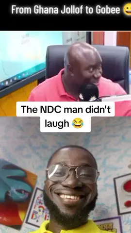 The NDC man didn't laugh 😂 