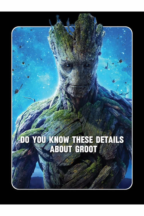 Do you know these details about Groot?#groot #guardiansofthegalaxy #marvel #mcu #usa 