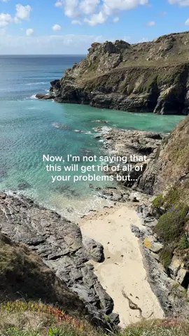My heart is with the South West Coast Path 🤍 #SWCP #Hiking #MentalHealth #Cornwall 